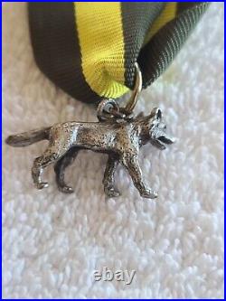 Boy Scouts of Canada Silver Wolf Medal Award with Lapel or Tie Pin & Patch