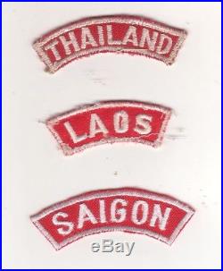Boy scout BSA shoulder RWS wartime LAOS THAILAND SAIGON patches / badges
