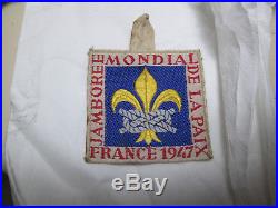 Boy scout staff badge patches world jamborée mondial de la paix 1947