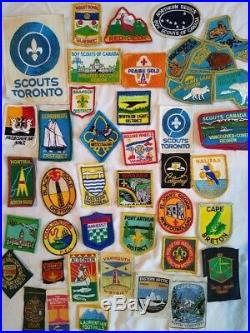 Boy scouts of Canada vintage district and region patches