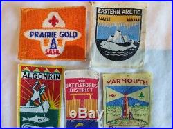 Boy scouts of Canada vintage district and region patches