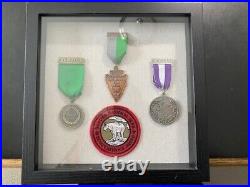 Boys Scouts MT Council Prized Historical Service Project Awards Framed Limited