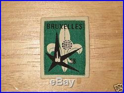 Bruxelles Brussells Worlds Fair Scout patch 1958 wf