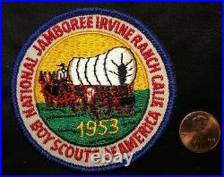 Bsa 1953 National Jamboree Irvine Ranch California Old Rare Pocket Patch