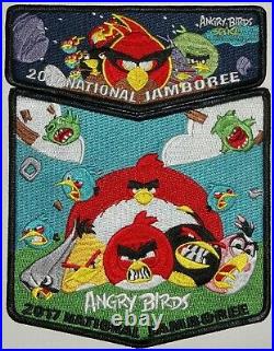 Bsa 2017 Boy Scout Jamboree Oa Angry Birds Csp Jsp 2-patch Collectors Item Cool