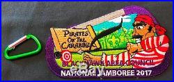 Bsa Blackhawk Area 140 Oa 2017 Jamboree Pirates Of The Carabiner 9-patch & Bonus