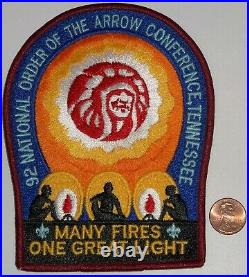 Bsa Boy Scout National Order Of The Arrow Conference 1992 Tennessee Patch 6