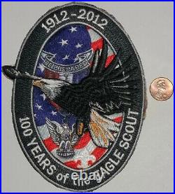 Bsa Boy Scout Oa 100th Anniversary Eagle Scout Jacket Patch 4 Tough Eagle Mint
