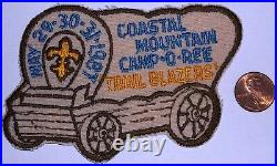 Bsa Boy Scout Oa 433 Trail Blazers 1987 Coastal Mountain Camp-o-ree Wagon Patch
