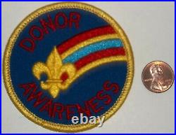 Bsa Boy Scout Oa Donor Awareness Pocket Patch 3 Rainbow Rare Very Few Made