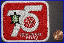Bsa Boy Scout Oa Order Of The Arrow 1915- 1990 75th Anniversary Patch Mint