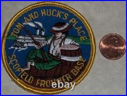 Bsa Boy Scout Oa Scofield Frontier Base Tom And Hucks Place Pocket Patch 3 Rare
