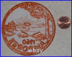Bsa Boy Scouts Of America Oa 1960 Camporee Sunrise Pocket Patch 3 Mint
