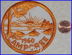 Bsa Boy Scouts Of America Oa 1960 Camporee Sunrise Pocket Patch 3 Mint