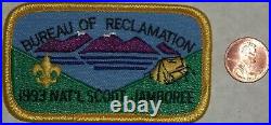Bsa Boy Scouts Of America Oa Bureau Of Reclamation 1993 Ntl Jamboree Patch 3