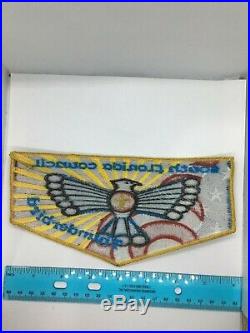 Bsa Boy Scouts South Florida Council (very Rare) Thunderbird Jumbo Flap Patch