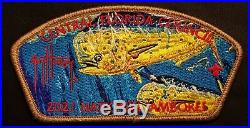 Bsa Central Florida Council 2021 Scout Jamboree Oa 326 9-patch Set Guy Harvey