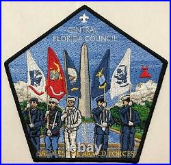 Bsa Central Florida Council Oa Tipisa 326 Cg Army Navy Air Force Marines 6-patch