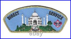 Bsa Csp Direct Service India Council Gold Border Issue Ta-3 Rare 20 Made