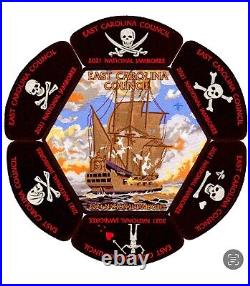 Bsa East Carolina Oa 117 2021 Jamboree Csp Jsp 7-patch Pirate Glows-in-dark 2023