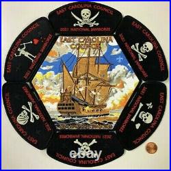 Bsa East Carolina Oa 117 2021 Jamboree Csp Jsp 7-patch Pirate Glows-in-dark 2023