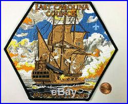 Bsa East Carolina Oa 117 Croatan 2021 Jamboree 7-patch Jsp Pirates Glow-in-dark