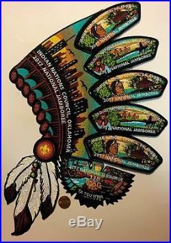 Bsa Indian Nations Oa Ta Tsu Hwa 138 2017 Jamboree 7-patch Headdress Please Read