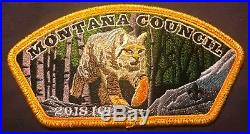 Bsa Montana Council Apoxky Aio Oa 300 Lynx 2018 5-patch ICL Donor Set 175 Made