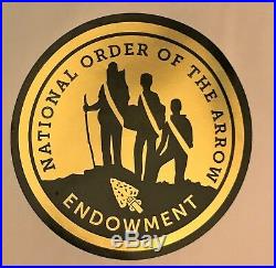 Bsa Order Of The Arrow 2018 Noac Oa Endowment Felt Obv 3-patch #249 Of 250 Made