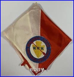 Bsa Order Of The Arrow Wisumahi Lodge 478 R5 Patch On Red & White Neckerchief