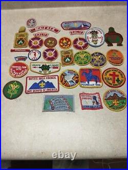 Bsa Patches/badges, Neckerchiefs, Neckerchief Slides, MB Sash, Lot Of 174 Pieces