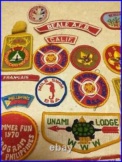 Bsa Patches/badges, Neckerchiefs, Neckerchief Slides, MB Sash, Lot Of 174 Pieces