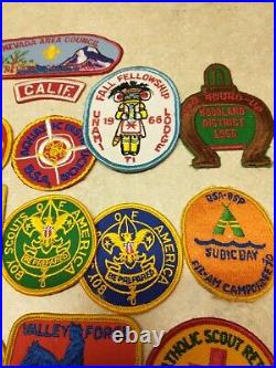 Bsa Patches/badges, Neckerchiefs, Neckerchief Slides, MB Sash, Lot Of 174 Pieces