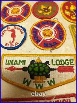 Bsa Patches/badges, Neckerchiefs, Neckerchief Slides, MB Sash, Lot Of 174 Pieces