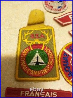 Bsa Patches/badges, Neckerchiefs, Neckerchief Slides, MB Sash, Lot Of 174 Pieces