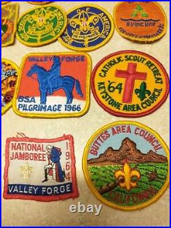 Bsa Patches/badges, Neckerchiefs, Neckerchief Slides, MB Sash, Lot Of 174 Pieces