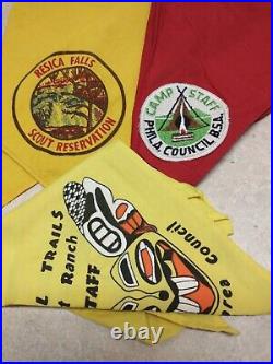 Bsa Patches/badges, Neckerchiefs, Neckerchief Slides, MB Sash, Lot Of 174 Pieces