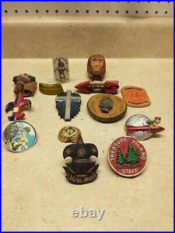 Bsa Patches/badges, Neckerchiefs, Neckerchief Slides, MB Sash, Lot Of 174 Pieces