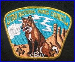 Bsa Utah National Parks Council Ut ID Oa Lodge 508 9-patch Wood Badge Patrol Set