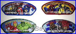 CONNECTICUT YANKEE 2013 BSA JAMBOREE 313 OA 49-PATCH MARVEL with SHADOW & GHOST