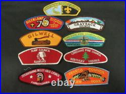 CSP Council Shoulder Patch Collection Merged, Older, Solids & Twills, 720 CSPS