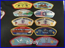 CSP Council Shoulder Patch Collection Merged, Older, Solids & Twills, 720 CSPS