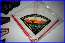 CUYAHOGA LODGE 17 Patches and Neckerchief Set Backpatch Cleveland Ohio