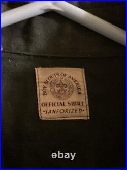 Ca1952 Boy Scout Explorers uniform shirt, Sanforized, life rank patch, others