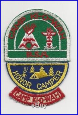 Camp Ki O Wah set of patches