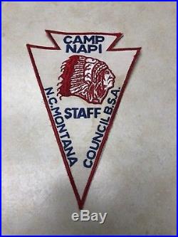 Camp Napi Staff Jacket Patch North Central Montana Council