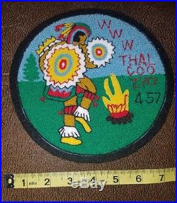 Chenille Boy Scout Back Patch THAL COO ZYO 457 WWW Large Standard Pennant Co. D