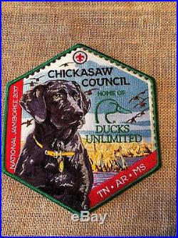 Chickasaw council 2017 National Jamboree Ducks Unlimited Patch Set Conplete