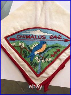 Chimalus Scarf with Pie Patch Order of Arrow Patch