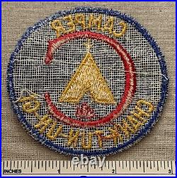 Circa 1950 CHANK-TUN-UN-GI Boy Scout Camper PATCH BSA Firecrafter Woodsman Camp